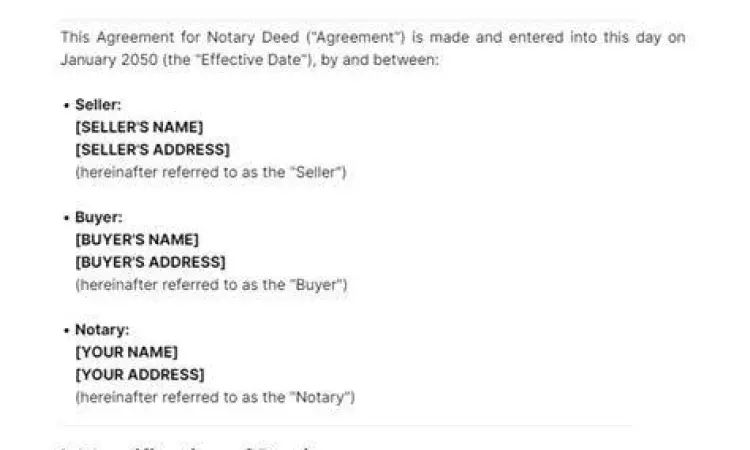 Dokumen akta notaris resmi dengan stempel