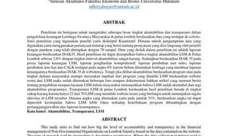 Format Laporan Keuangan LSM Format laporan keuangan LSM sesuai ISAK 35