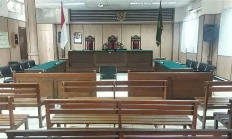 Ruang Sidang Pengadilan Ruang sidang tempat membuktikan alasan dasar hukum dapatnya di ajukan gugatan cerai