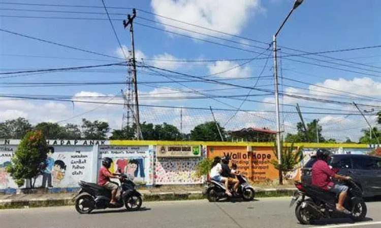 Mural tentang hak anak dan perlindungan