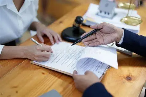 Proses Penandatanganan Kontrak Penandatanganan dokumen kontrak jual beli properti